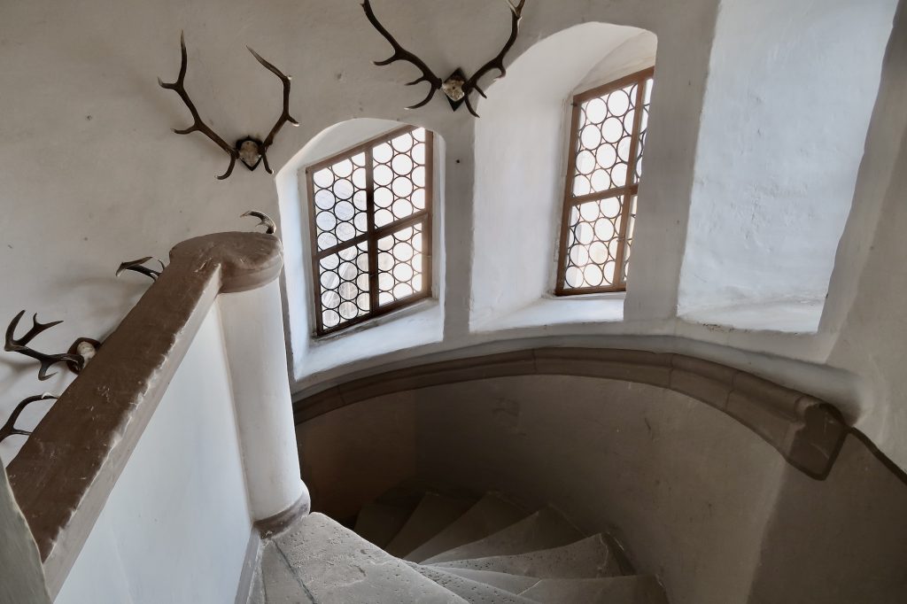 Burg Falkenstein Treppenaufgang