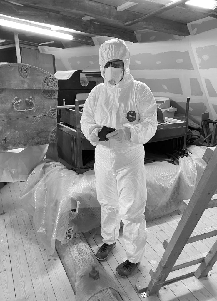 Kontamination Sammlungsgut