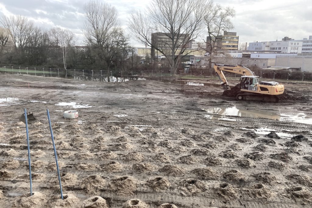 Baustelle Autobahntunnel Riederwald
