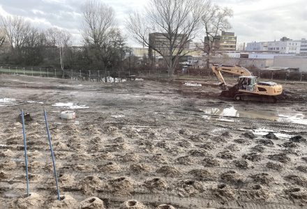 Baustelle Autobahntunnel Riederwald